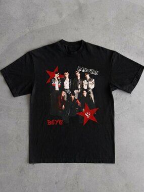 Arirang unisex T-shirt featuring the members of BTS: Merchandise from BTS’s 2026